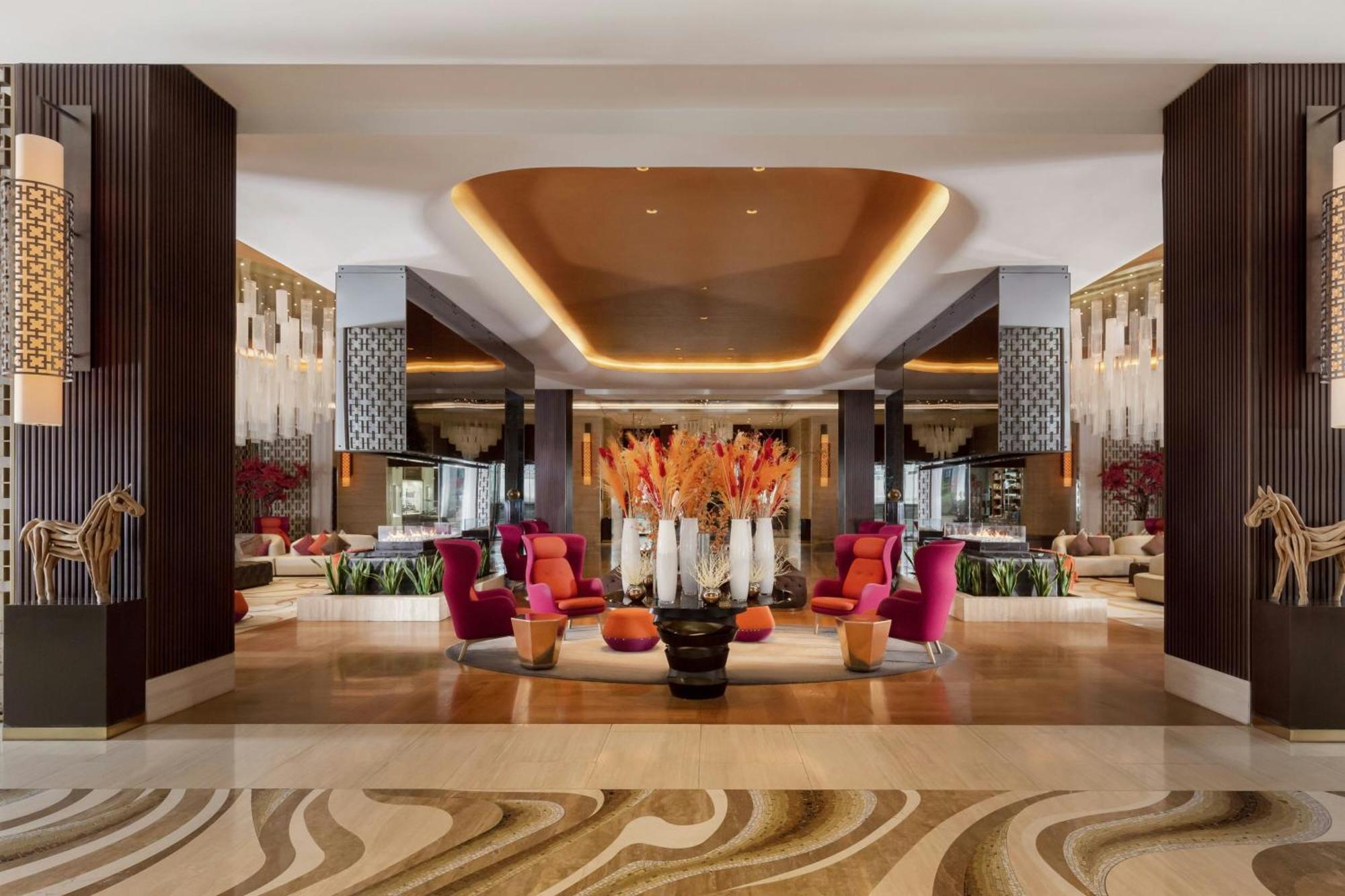 Baku Marriott Hotel Boulevard Eksteriør billede The lobby of the hotel