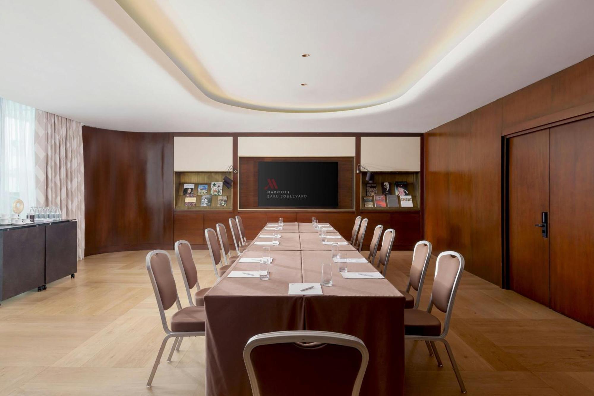 Baku Marriott Hotel Boulevard Eksteriør billede Meeting room